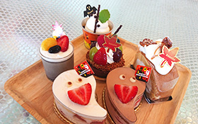 秋のスペシャルケーキ
