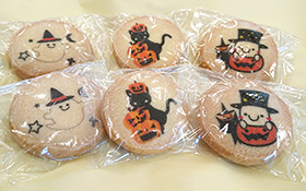 ハロウィーンプリントクッキー